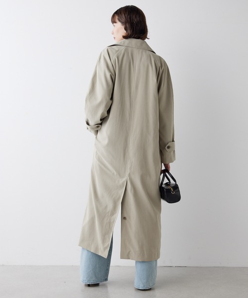 Whim Gazette(ウィムガゼット)の「ステンカラーロングコート(ステンカラーコート・レディース・ベージュ/モカ・FREE)」の5枚目の写真