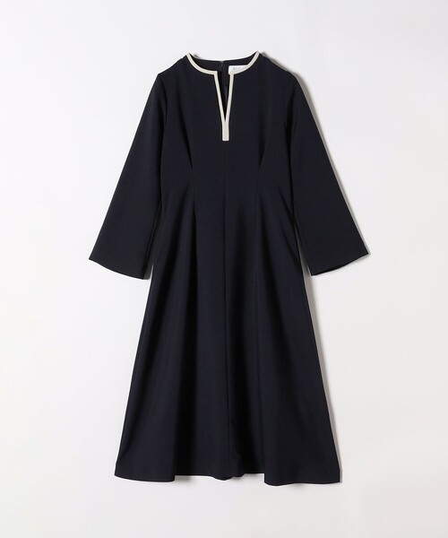 WEB限定】SHIPS any: ダブルクロス ウエスト タック Aライン