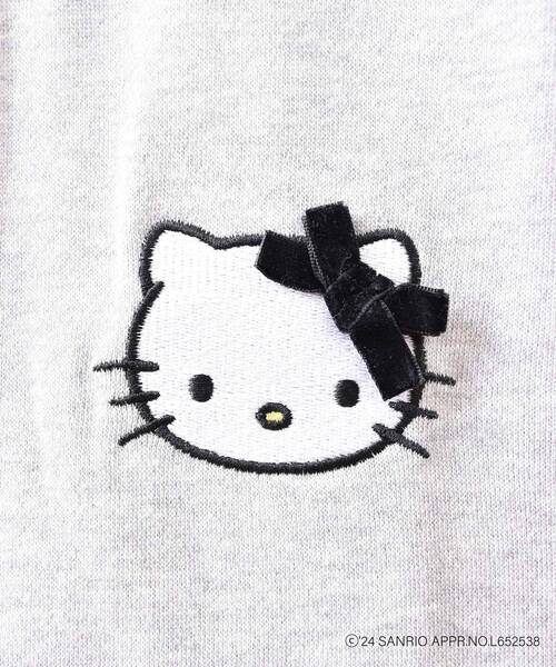MAJESTIC LEGON（マジェスティックレゴン）の「ハローキティ メニーリボンスウェット（スウェット・レディース・グレー/オフホワイト・MEDIUM）」の13枚目の写真