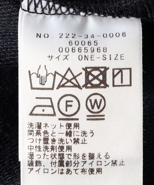 SHIPS Colors(シップス カラーズ)の「SHIPS Colors:〈手洗い可能〉ホットフィックス ミニ裏毛 トップス(Tシャツ/カットソー・レディース・オフホワイト/ネイビー・ONE SIZE)」の11枚目の写真