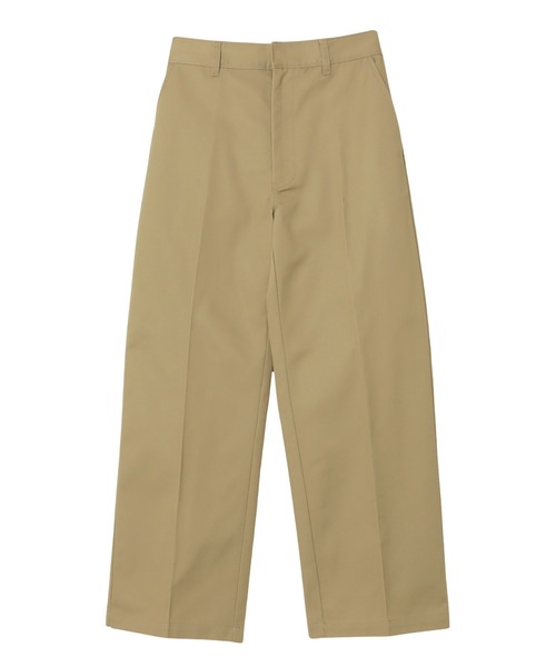 ANME（アンメ）の「TCツイル2タックテーパードロングパンツ（チノパンツ・レディース・ブラック/カーキ/ベージュ・M/L/XL/XXL）」の8枚目の写真