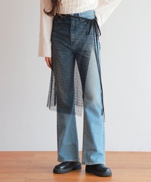 PURE BRIGHT | チュールレイヤード巻きスカート(スカート)