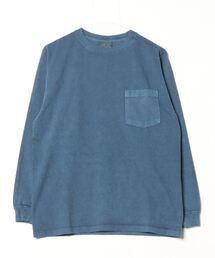 【MADE IN USA】GOODWEAR - L/S POCKET TEE PIGMENT DYE / グッドウェア - ロングスリーブポケット ティー ピグメントダイ