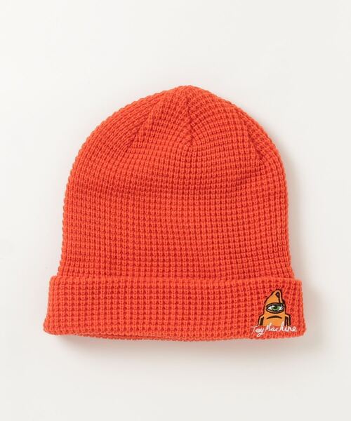 TOY　MACHINE（トイ　マシーン）の「TOY MACHINE/トイマシーン ビーニー TMC 2WAY ACRYLIC WAT 244045001（ニットキャップ/ビーニー・メンズ・オリーブ/グレー/オレンジ/ミント/ブラック・FREE）」の13枚目の写真