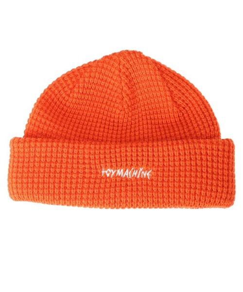 TOY　MACHINE（トイ　マシーン）の「TOY MACHINE/トイマシーン ビーニー TMC 2WAY ACRYLIC WAT 244045001（ニットキャップ/ビーニー・メンズ・オリーブ/グレー/オレンジ/ミント/ブラック・FREE）」の18枚目の写真