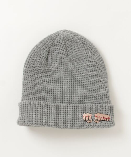 TOY　MACHINE（トイ　マシーン）の「TOY MACHINE/トイマシーン ビーニー TMC 2WAY ACRYLIC WAT 244045001（ニットキャップ/ビーニー・メンズ・オリーブ/グレー/オレンジ/ミント/ブラック・FREE）」の15枚目の写真