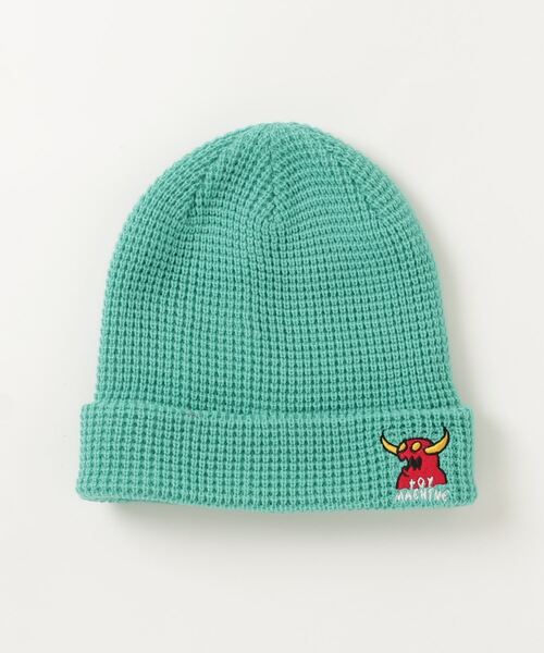 TOY　MACHINE（トイ　マシーン）の「TOY MACHINE/トイマシーン ビーニー TMC 2WAY ACRYLIC WAT 244045001（ニットキャップ/ビーニー・メンズ・オリーブ/グレー/オレンジ/ミント/ブラック・FREE）」の17枚目の写真