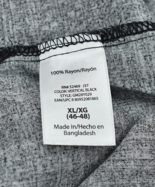 VINTAGE（ヴィンテージ）の「【ヴィンテージ古着】GEORGE ショートスリーブ オープンカラーシャツ（シャツ/ブラウス・メンズ・ブラック・X-LARGE）」の5枚目の写真