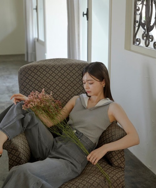 Luan（ルアン）の「【Luan】バックカットデニム（デニムパンツ・レディース・グレー/ブルー・1/0）」の17枚目の写真