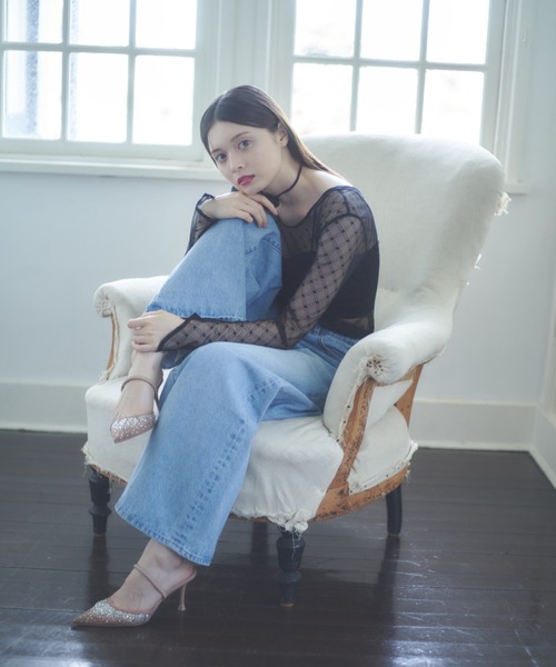 Luan（ルアン）の「【Luan】バックカットデニム（デニムパンツ・レディース・グレー/ブルー・1/0）」の8枚目の写真