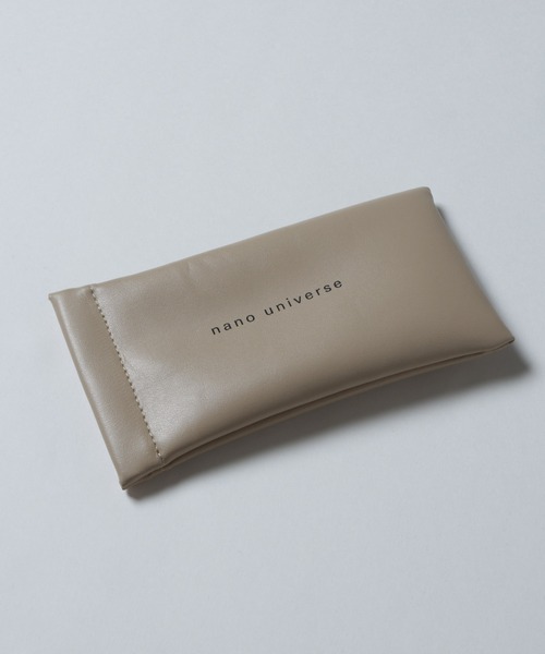 NANO universe（ナノユニバース）の「アイウェア/ボストン型 コンビネーションメタルフレーム（サングラス・メンズ・ブルー/ブラウン・FREE）」の5枚目の写真