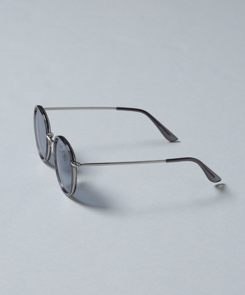 NANO universe（ナノユニバース）の「アイウェア/ボストン型 コンビネーションメタルフレーム（サングラス・メンズ・ブルー/ブラウン・FREE）」の9枚目の写真