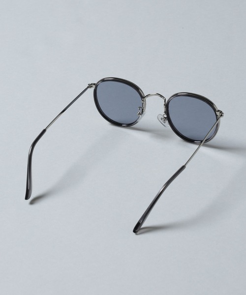 NANO universe（ナノユニバース）の「アイウェア/ボストン型 コンビネーションメタルフレーム（サングラス・メンズ・ブルー/ブラウン・FREE）」の10枚目の写真