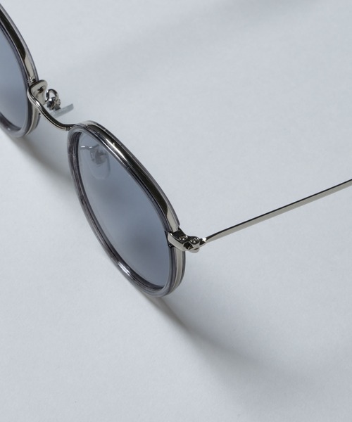 NANO universe（ナノユニバース）の「アイウェア/ボストン型 コンビネーションメタルフレーム（サングラス・メンズ・ブルー/ブラウン・FREE）」の13枚目の写真