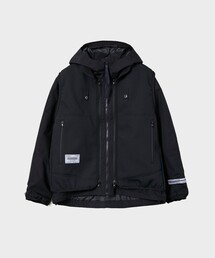 【POLIQUANT/ポリクアント】THE 2 IN 1 MULTI-SIDED CUTTING 2 LAYERED JACKET