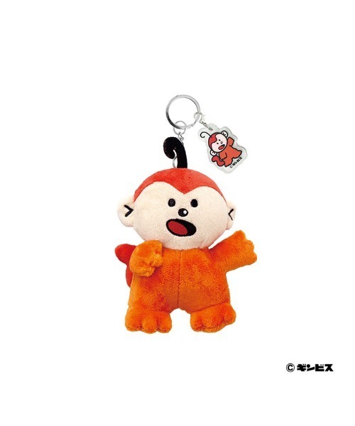 お買得‼️新品タグ付　大人気カラー❣️ぬいぐるみキーホルダー5set！ たべっ子どうぶつ アクリルチャーム付き ぬいぐるみキーリング