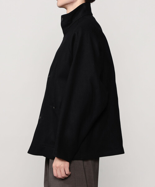 HAVERSACK（ハバーザック）の「HAVERSACK | ヴィンテージメルトン スタンドカラージャケット MEN（その他アウター・メンズ・ブラック・M/L）」の10枚目の写真