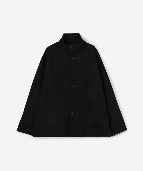 HAVERSACK（ハバーザック）の「HAVERSACK | ヴィンテージメルトン スタンドカラージャケット MEN（その他アウター・メンズ・ブラック・M/L）」の11枚目の写真