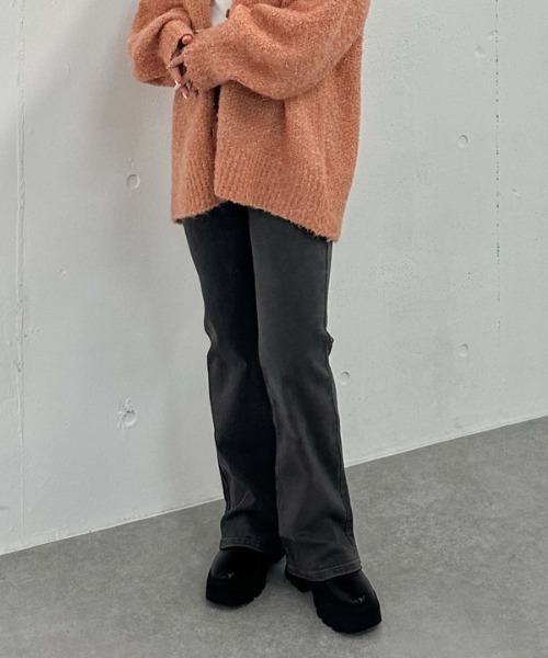 archives（アルシーヴ）の「タイトフレアデニム（デニムパンツ・レディース・グレー/ブルー・SMALL/MEDIUM）」の6枚目の写真