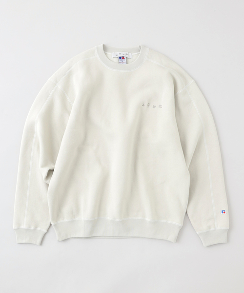 bal(バル)の「【BAL × RUSSELL ATHLETIC】HEAVY COTTON CREW(スウェット・メンズ・アイボリー/チャコールグレー・3/2)」の6枚目の写真