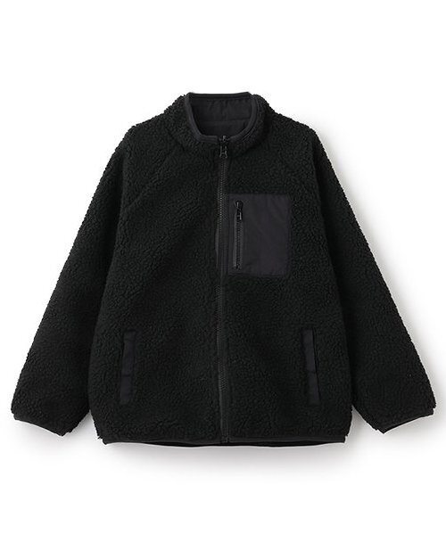 セール】ボアリバーシブルジャケット（ブルゾン）｜and D. petit main