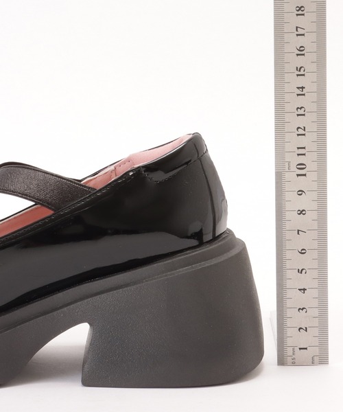 セール】クロス ストラップ 厚底 リボン パンプス（パンプス）｜Lace