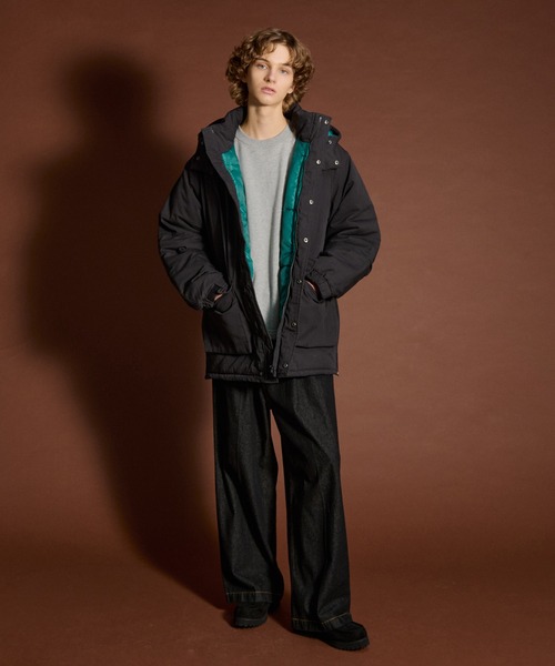 セール】BICOLOR PADDING MOUNTAIN JACKET / バイカラー