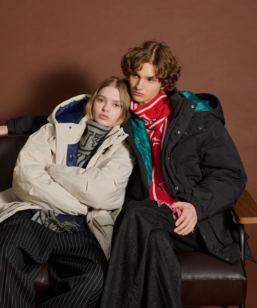 セール】BICOLOR PADDING MOUNTAIN JACKET / バイカラー