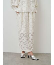 ELENDEEK | ジャガードタックウエストスカート(スカート)