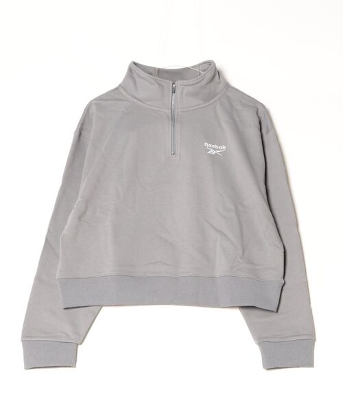 PR01.(ピーアールワン)の「Reebok ハーフジップスウェットトップス(スウェット・レディース・グレー系その他/トップグレー/ダークグリーン/ホワイト/ライトグレー・X-LARGE/LARGE/MEDIUM/SMALL)」の2枚目の写真