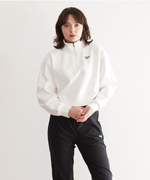 Reebok ハーフジップスウェットトップス