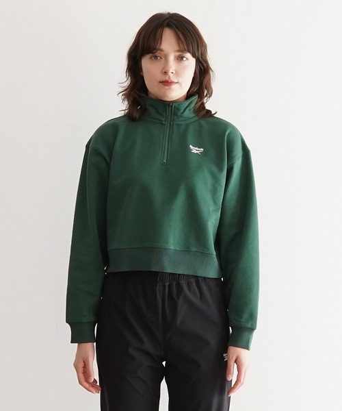 PR01.(ピーアールワン)の「Reebok ハーフジップスウェットトップス(スウェット・レディース・グレー系その他/トップグレー/ダークグリーン/ホワイト/ライトグレー・X-LARGE/LARGE/MEDIUM/SMALL)」の11枚目の写真