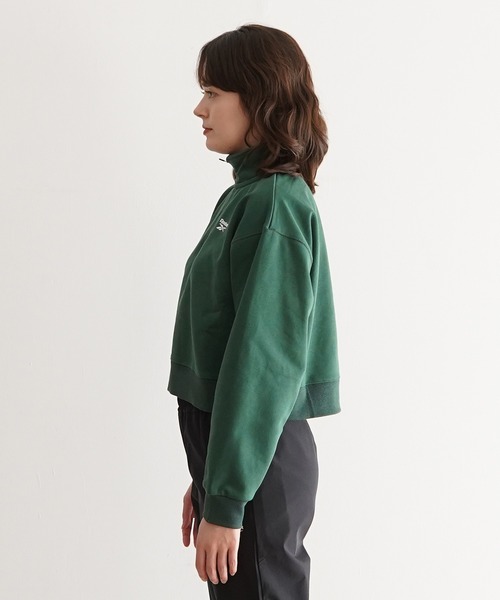 PR01.(ピーアールワン)の「Reebok ハーフジップスウェットトップス(スウェット・レディース・グレー系その他/トップグレー/ダークグリーン/ホワイト/ライトグレー・X-LARGE/LARGE/MEDIUM/SMALL)」の12枚目の写真