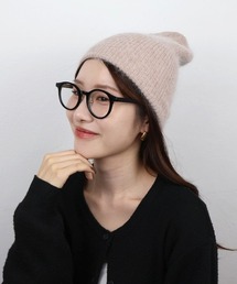 CEMONEMO（セモネモ）の「【アンゴラ混】 シャギー ニットビーニー（ニットキャップ/ビーニー）」