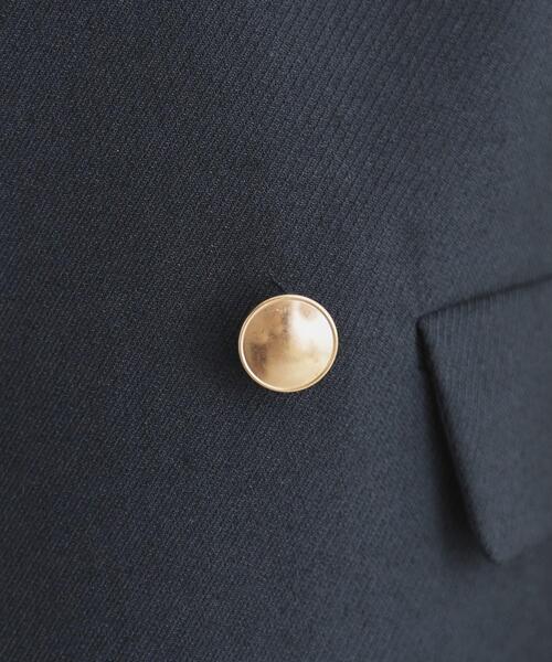 THE SHOP TK (ザ ショップ ティーケー )の「◆【セットアップ可/ONOFF活躍】カルゼショートジレ/洗える(ベスト・レディース・ナチュラル/ネイビー・12/13)」の13枚目の写真