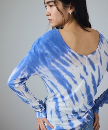 SALON adam et rope'（サロン アダム エ ロペ）の「タイダイシアーロングスリーブTシャツ（Tシャツ/カットソー）」
