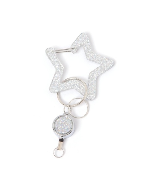 GLOBAL WORK（グローバルワーク）の「スターリールキーチャーム/251927（キーケース/キーアクセサリー・レディース・ホワイト/ベージュ/グレー/パープル/シルバー/アイボリー/ブラウン系その他・ONE SIZE）」の7枚目の写真