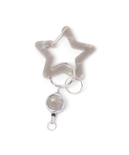 GLOBAL WORK（グローバルワーク）の「スターリールキーチャーム/251927（キーケース/キーアクセサリー・レディース・ホワイト/ベージュ/グレー/パープル/シルバー/アイボリー/ブラウン系その他・ONE SIZE）」の3枚目の写真