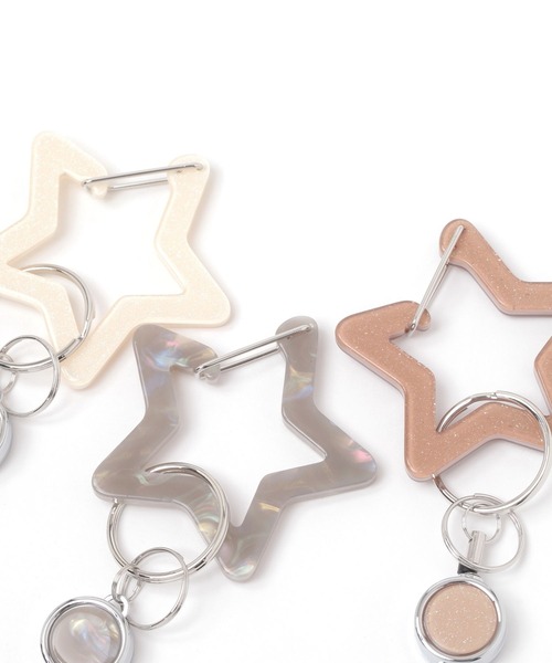 GLOBAL WORK（グローバルワーク）の「スターリールキーチャーム/251927（キーケース/キーアクセサリー・レディース・ホワイト/ベージュ/グレー/パープル/シルバー/アイボリー/ブラウン系その他・ONE SIZE）」の12枚目の写真