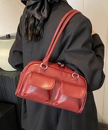 Futier land | ダブルポケットハンドバッグ(ハンドバッグ)