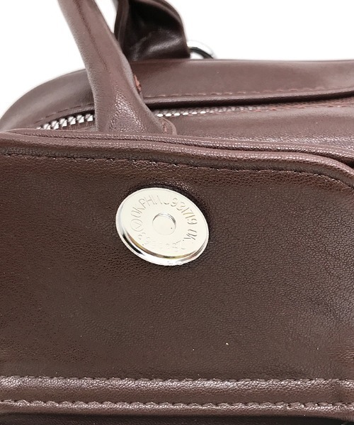 Futier land（フューティアランド）の「ダブルポケットハンドバッグ（ハンドバッグ・レディース・ブラウン/レッド/ブラック・FREE）」の15枚目の写真