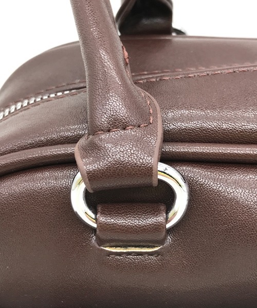 Futier land（フューティアランド）の「ダブルポケットハンドバッグ（ハンドバッグ・レディース・ブラウン/レッド/ブラック・FREE）」の12枚目の写真