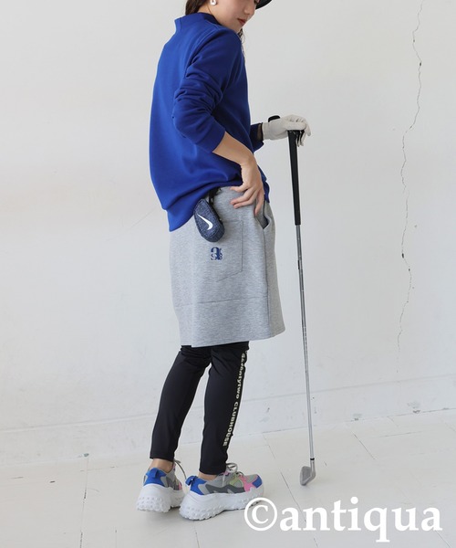 antiqua(アンティカ)の「【STCH】ロゴカラースキームトップス(Tシャツ/カットソー・レディース・ブラック/ブルー/グレー・ONESIZE)」の20枚目の写真