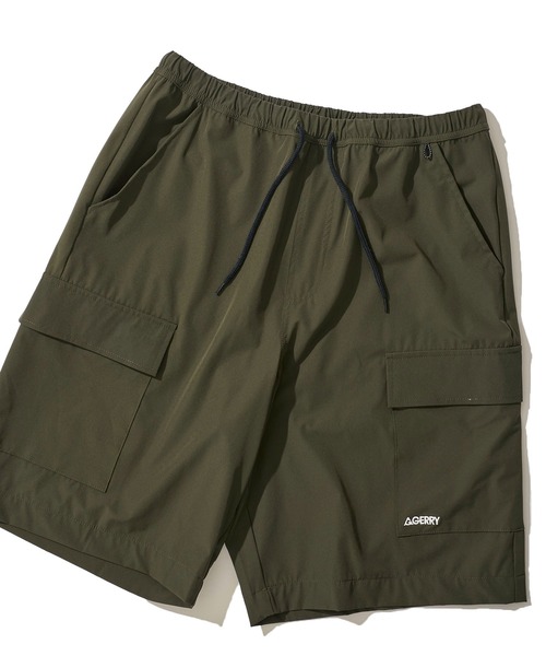 GERRY（ジェリー）の「【GERRY/ジェリー】接触冷感 ストレッチナイロン ハーフパンツ（その他パンツ・メンズ・カーキ/グレイッシュベージュ/ブラック/ブラウン・MEDIUM/X-LARGE/LARGE）」の4枚目の写真