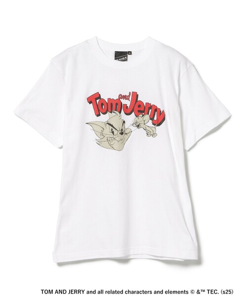BEAMS T / TOM and JERRY Print T-Shirt（Tシャツ/カットソー