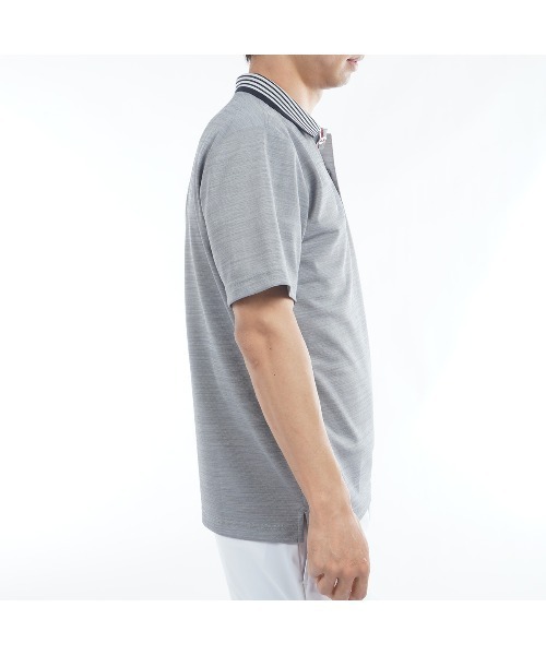 TOMMY HILFIGER GOLF（トミー ヒルフィガー ゴルフ）の「ｶﾗｰ杢鹿の子 半袖ﾎﾟﾛｼｬﾂ（ポロシャツ・メンズ・ホワイト/ネイビー/オリーブ/サックスブルー/グレー・L/M/LL/3L）」の11枚目の写真