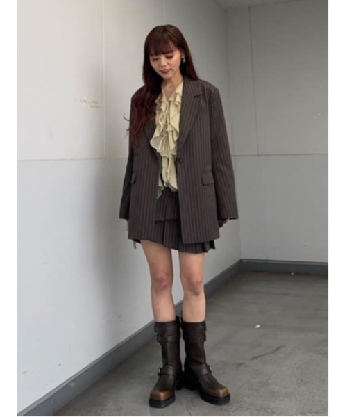 セール】RANDOM HEM PLEATS S/SK ランダムヘム プリーツ