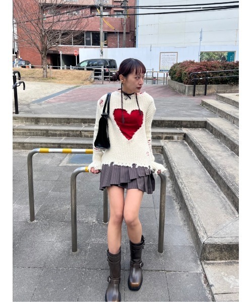 セール】RANDOM HEM PLEATS S/SK ランダムヘム プリーツ