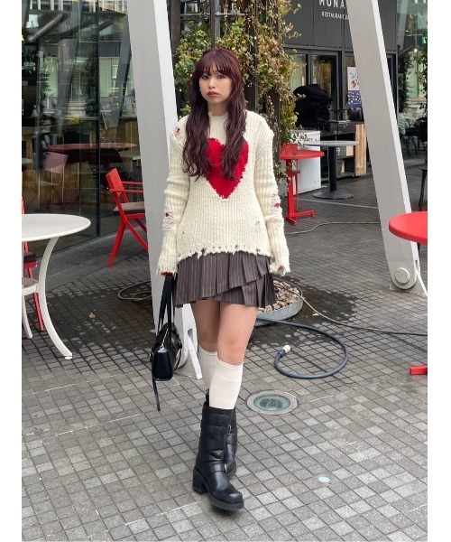 セール】RANDOM HEM PLEATS S/SK ランダムヘム プリーツ