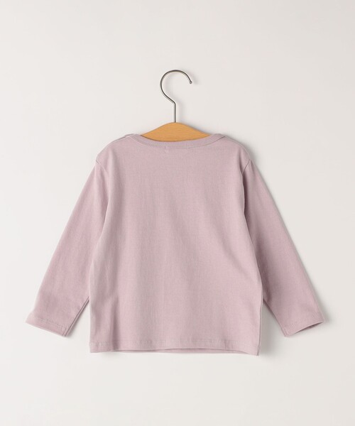 SHIPS（シップス）の「SHIPS KIDS:80～90cm / フラワー ブック 長袖 TEE（Tシャツ/カットソー・キッズ・オフホワイト/ライトピンク・90/80）」の3枚目の写真